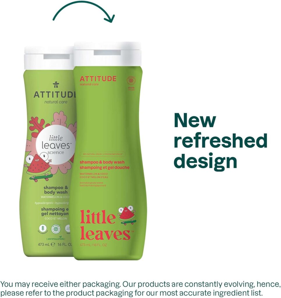 Attitude Little Leaves 2 in1 Natural Shampoo for Kids